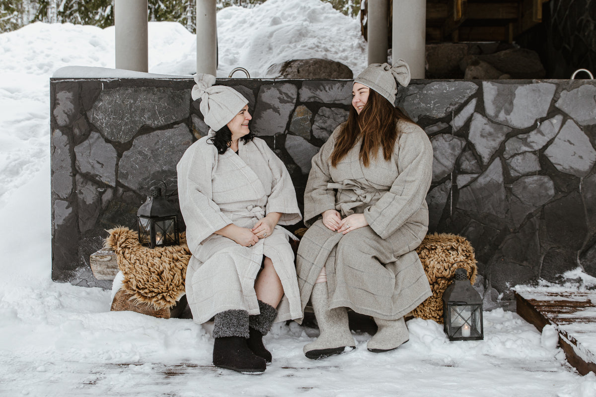 Bath Robe (linen terry)